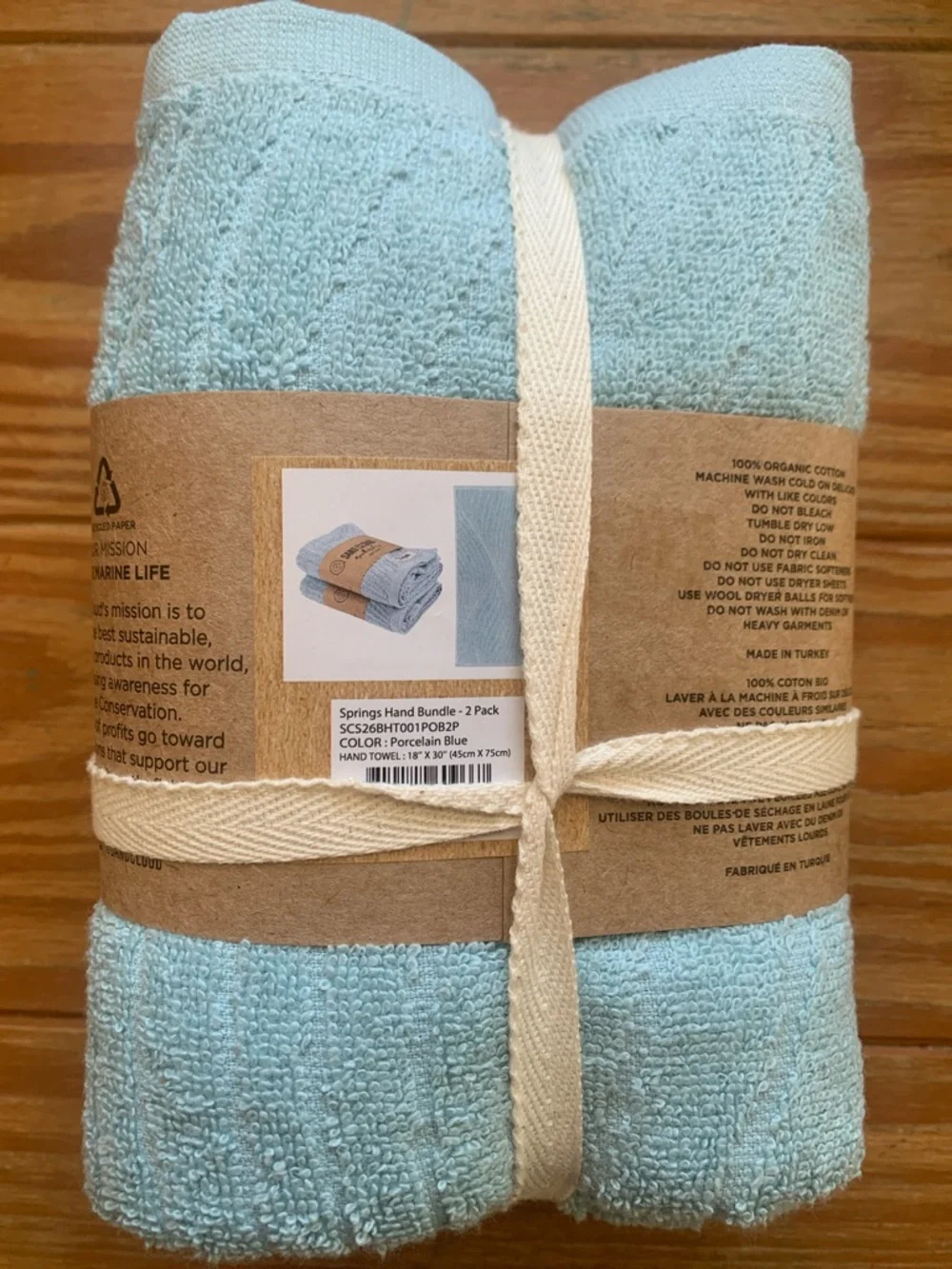 NWT Sand Cloud Hand Towels 2 pack